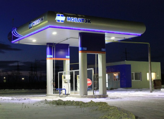 Освещение автогазозаправочных станций